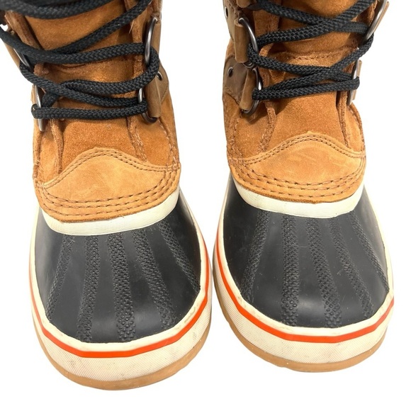 Sorel Joan of Arctic Chevron Knit Lace-Up Waterproof Winter Boots Women’s 6 - Picture 6 of 16